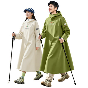 Cape de pluie longue <span class=keywords><strong>tout</strong></span>-en-un pour vélos <span class=keywords><strong>électrique</strong></span>s, imperméable, adaptée aux adultes, unisexe, stock disponible en gros, Guangdong - Product Image 5