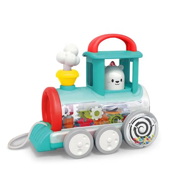 高品質のプッシュプル小型列車 (2色混合パッケージ) 列車玩具ギアを見つける
