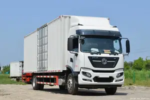 Dongfeng KR 4x2 شاحنة بضائع ديزل وقود 8 طن سعة تحميل 9.8 متر طول حاوية يورو 4 سريع علبة تروس اليسار