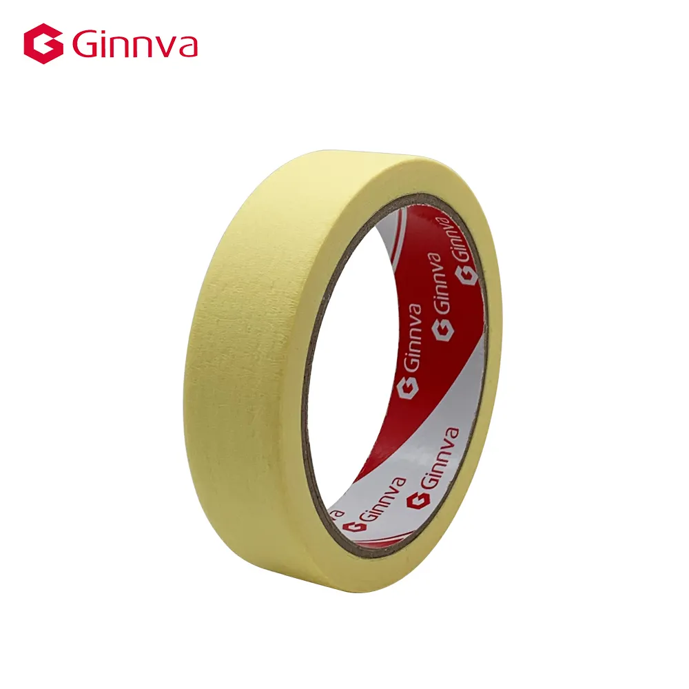 Chất lượng cao Jumbo cuộn tự dính giấy Crepe masking tape Acrylic keo không thấm nước để đóng gói & Ô tô sử dụng 20m chiều dài