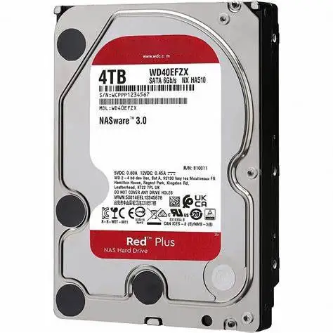 Chengen Red PLUS NAS ไดรฟ์ภายใน5400 rpm Class SATA 6กิกะไบต์/วินาทีแคช128MB 3.5นิ้ว HDD 4TB ฮาร์ดดิสก์ WD40EFZX