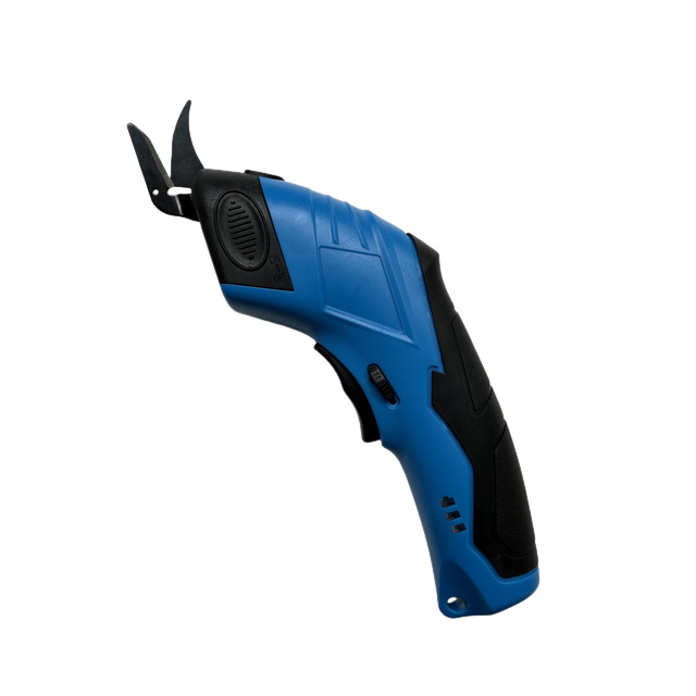 Customized Logo Battery Operated Electric Fabric Scissors with 21V Li-battery 30mm Cutting Capacity for Fabric Cutting