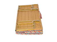 Ensemble de canapés de sol Majlis saoudien en tissu Kilim imperméable, chaise pliante d'extérieur portable pour le camping dans le désert