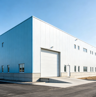 Structures préfabriquées modernes en acier pour ateliers, entrepôts, hangars et appartements
