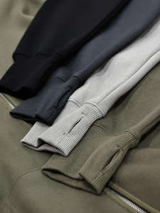 H5553 <b>Clothing</b> Manufacturer Supply Wholesales Custom <b>Ninja</b> Fleece Hoodies Full Zip up Mask Hoodies for Men - Product Image 5