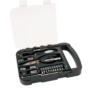 Juego <span class=keywords><strong>de</strong></span> herramientas portátil <span class=keywords><strong>de</strong></span> acero al carbono, <span class=keywords><strong>caja</strong></span> <span class=keywords><strong>de</strong></span> transporte transparente, destornillador, kit <span class=keywords><strong>de</strong></span> utilidad para tareas <span class=keywords><strong>de</strong></span> bricolaje en el hogar y reparaciones al aire libre, 22 Uds. - Product Image 6