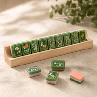 Mahjong américain moderne de luxe portable et tendance - Conception écologique et durable pour le divertissement et le camping