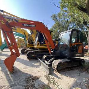 Mini-excavatrice Doosan DH60-7 d'occasion de 6 tonnes, fabriquée en Corée, bien entretenue, prix bas, faible nombre d'heures, mini-pelle Doosan DH60-7 en stock - Product Image 2