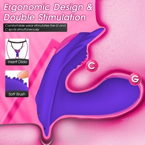 Vibromasseur Culotte Insérable Dildo Jouets Sexuels pour Femmes avec 9 Modes de Vibration Vibromasseurs Point G Outils de Plaisir Sexuel pour Femme - Product Image 5
