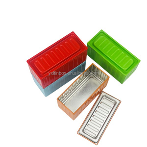 Tùy Chỉnh In Container Lấy Cảm hứng từ Kim Loại Hộp Vận Chuyển Hàng Hóa Đường Biển Container Mô Hình Tinplate Có Thể Thu Nhỏ Vận Chuyển Container Hình Hộp Thiếc - Product Image 2