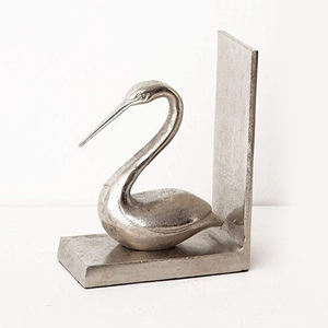 Los últimos sujetalibros de pájaros cisne de aluminio para uso en vajilla, superventas, par de amor de aluminio, sujetalibros de pato para escritorio de oficina - Product Image 6