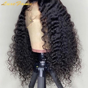 Parrucca Frontale in Pizzo HD Svizzero per Donne di Colore, <span class=keywords><strong>Capelli</strong></span> Ricci con Pizzo Frontale in <span class=keywords><strong>Capelli</strong></span> Vergini Grezzi - Product Image 5