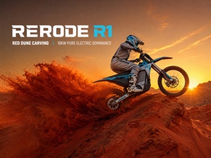 RERODE R1 <span class=keywords><strong>Moto</strong></span> Elettrica da Fuoristrada 10KW, 59KG Ultraleggera, Batteria LG 21700 72V, Autonomia 120KM, <span class=keywords><strong>Moto</strong></span> Elettrica Enduro per Adulti - Product Image 2