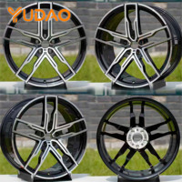 Jantes en aluminium forgé YUDAO haute performance pour SUV, approvisionnement direct OEM, 6061-T6, PCD 5x130, ET42mm, finition brillante, cinq trous