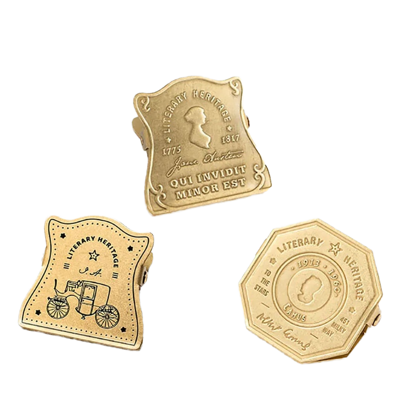 Beautiful Brass Binder Clips Calendar Note