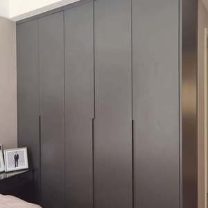 Balom Design Modern Minimalist Black Closet Wardrobe Easy Installation <b>Storage</b> <b>Cabinet</b> Custom-made Bedroom Furniture - Product Image 1