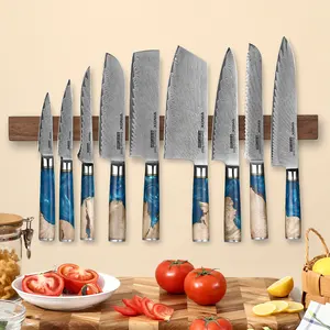 High Quality Resin Handle Damascus Knife Set Chef Cooking VG10 67Layers Japanese Kitchen Knife Sets Japan Knife