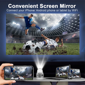 Máy chiếu mini di động 4K bán chạy HY300 Android 11 WIFI BT Rạp chiếu phim ngoài trời LCD Hệ thống rạp hát gia đình HD HY300pro Máy chiếu thông minh - Product Image 3