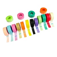 Bande adhésive colorée en gel de silicone pour extensions de cils, respirante, pour peaux sensibles, coussinet sous les yeux en micro-mousse, bande pour cils