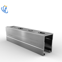 Support de suspension robuste en acier au carbone galvanisé à fente en C conforme ASTM pour la suspension de conduites mécaniques industrielles