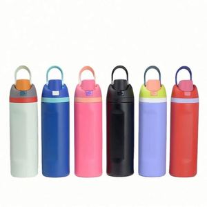 Nuevo Diseño, Taza Térmica Reutilizable Ecológica de Acero Inoxidable 304, Doble Capacidad, Apta para Alimentos, Apta para Agua Hirviendo, Tapa de Boca Pequeña - Product Image 1