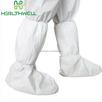 Couvre-bottes jetables antidérapants SMS non tissés couvre-bottes jetables antidérapantes avec semelle en PVC