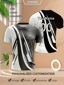 T-Shirt da Uomo MARKAKRALI con Logo Personalizzato, Traspirante e ad Asciugatura Rapida, 100% Poliestere, Ultimo Design Stampato - Product Image 4