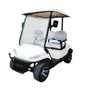 Wholesale Price <b>2</b> Seater White Golf Cart High Comfortable Tourism Cart <b>2</b> <b>Passenger</b> Vehicles Resort Electric Power Golf Cart - Product Image 1