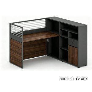 Escritorio de Oficina Moderno Independiente con Gabinete de Almacenamiento, Diseño Rectangular de Madera para Uso Comercial 38079-21-FB24 - Product Image 4