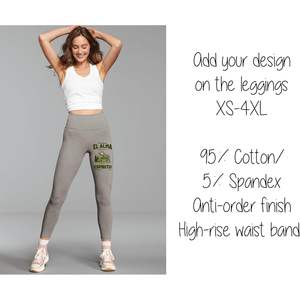 2025 Pantalones de mallas con foto Dt5710 impresos personalizados para mujer Agregue sus textos de logotipo - Product Image 5