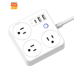 Enchufe <span class=keywords><strong>Inteligente</strong></span> WiFi/Zigbee DUOMEI con Puerto Tipo-C IP54, Control Remoto por Aplicación Tuya, 10A, Compatible con Google Alexa - Product Image 3