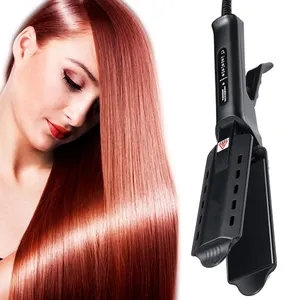 Online Rotary Switch 5D Floating Titanium Plate Twisted Flat Iron Hair Straightener