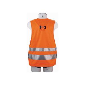 MAS Gilet haute visibilité 40 Quick EN361 EN20471 2 points, chauffe-corps, orange pour robe taille 44-54 - Product Image 3