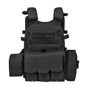 Nuevo Chaleco Táctico Desmontable Rápido con Corte Láser, Equipo de Asalto, Portaplacas Modular, Negro CP - Product Image 2