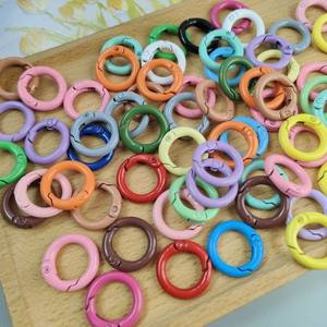 Mosquetón redondo de Metal de aleación de Zinc, gancho de broche circular de 18mm, anillo redondo - Product Image 6