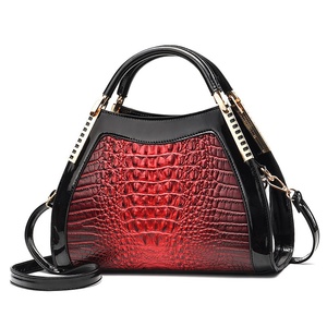 2025 nuovo classico Design <span class=keywords><strong>europeo</strong></span> <span class=keywords><strong>coccodrillo</strong></span> americano di grande capacità da donna borsa con cerniera Cross-Border tracolla Logo PU - Product Image 1