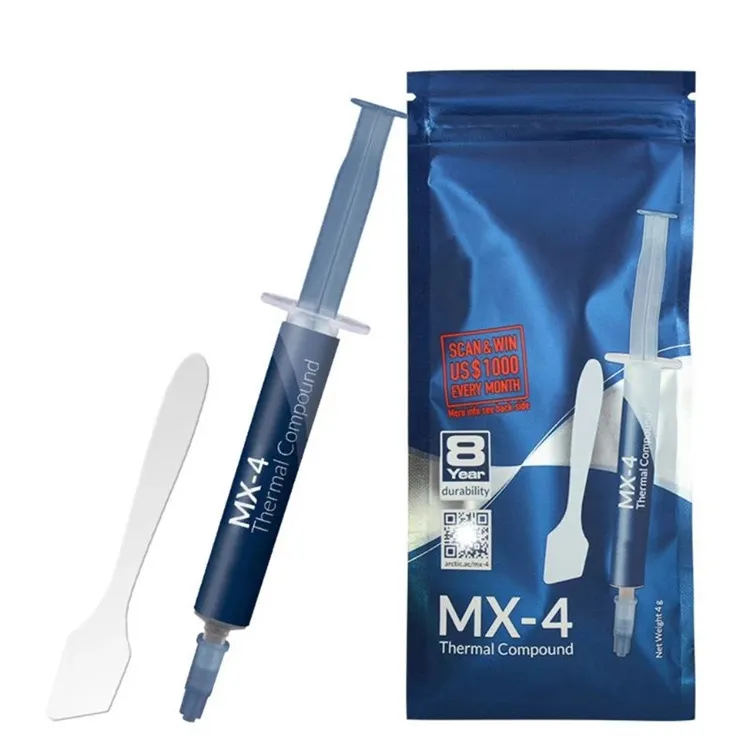 High quality MX-4 4g cpu thermal Compound Paste COOLER Thermal Compound Thermal Grease Conductive Heatsink Plaster 4g 8g MX-4