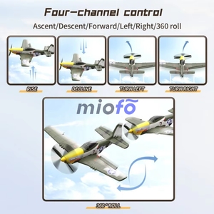 Người mới bắt đầu thân thiện RC cánh cố định máy bay gyro-hỗ trợ điện bọt điều khiển từ xa pnane trong nhà-ngoài trời Quà Tặng - Product Image 2