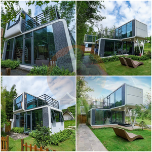 <span class=keywords><strong>Centro</strong></span> Cultural de manzanas indígenas Casa de acero en forma de manzana de dos pisos para almacén Villa Supermercado Escuela con <span class=keywords><strong>terraza</strong></span> - Product Image 5