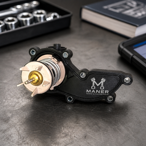 เทอร์โมสตัทน้ำหล่อเย็นเครื่องยนต์ MANER รุ่น 06E121111AL 06E121111AD สำหรับ Audi A4 A5 A6 A7 A8 Q5 Q7 เครื่องยนต์ 3.0T อะไหล่ทดแทนระบบระบายความร้อน - Product Image 3