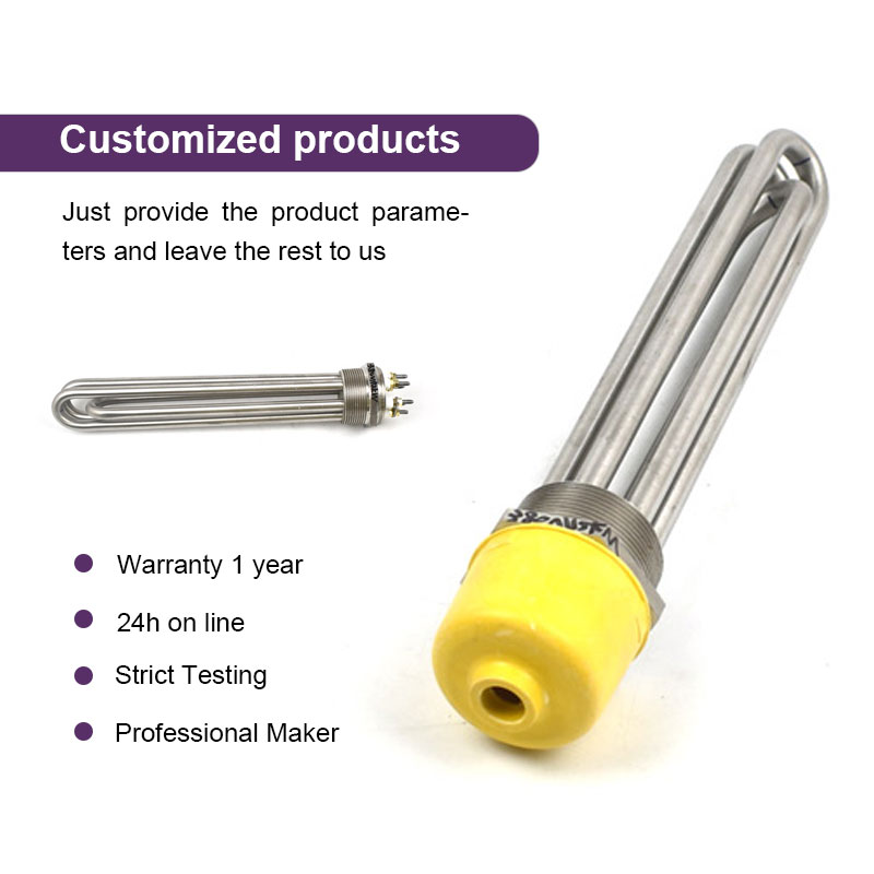 BRIGHT Industrial Heating Element 220V 3U 20KW Immersion Heater