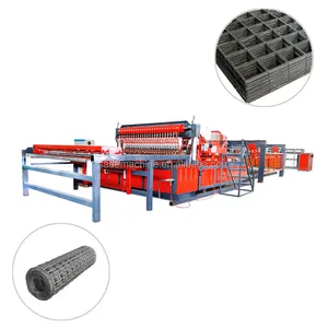 3-8Mm Pneumatisch Type Hoge Snelheid Automatisch Gelast Gaas Staal Net Maken Lasmachine Voor Verkoop