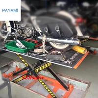 Plateforme élévatrice hydraulique électrique pour moto, type ciseaux, pour le levage de motos