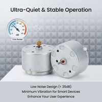 Moteur micro DC RF-500TB-12560 3V 12V 2700RPM 32mm, moteur électrique à balais silencieux à couple élevé pour humidificateur et diffuseur de parfum