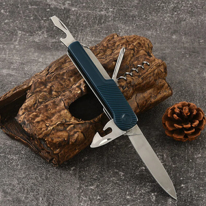 Couteau multifonctionnel en acier inoxydable, couteau suisse pliable portable, mini couteau pliable multifonctionnel pour l'extérieur, idéal comme cadeau - Product Image 1