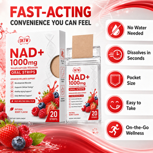 Tiras Orales de NAD+ Personalizadas, Película Bucal que se Derrite con CoQ10 para el Metabolismo Energético, Suministro de Marca Privada - Product Image 2