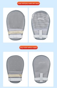 Guantes de sujeción para manos de pacientes con demencia y niños autistas, sujeción de extremidades, guantes de sujeción para cama, venta al por mayor de fábrica - Product Image 4