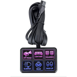 Panneau de commutation 12V 6 gang, système de relais électronique, boîte de commande de <span class=keywords><strong>circuit</strong></span> pour bateau - Product Image 1