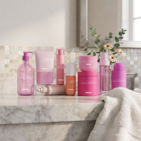 Solutions d'emballage personnalisées pour les soins capillaires, flacon de spray capillaire de 500 ml, flacon de shampoing de 50 ml, flacon d'huile capillaire de 120 ml, tube souple avec bouchon peigne