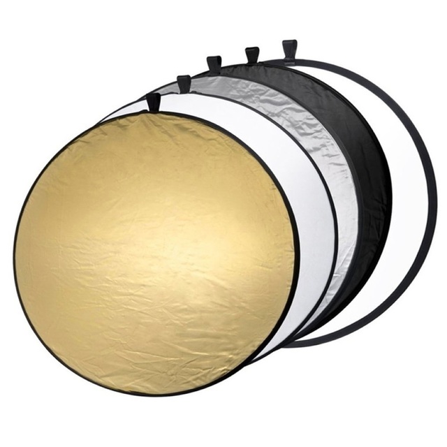 Good sell fill light Photography Reflector 5-in-1 Collapsible Round Multi-disc Photo Light Reflector 80/90CM